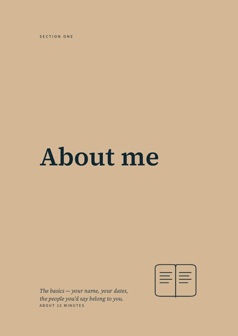 Section 1 divider — About me
